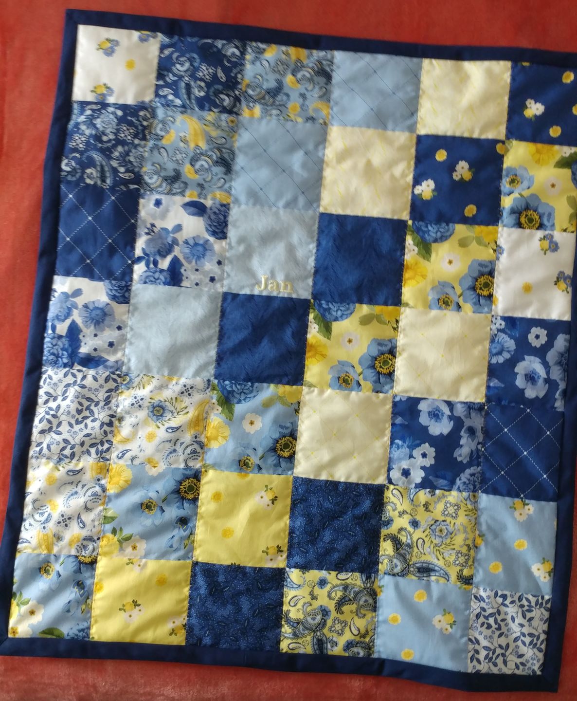 Customer photo review of True Fabrics - Sunshine Blooms - Precut Fabric