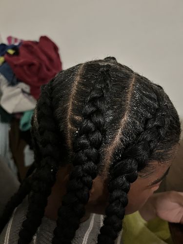 Customer photo review of Braid gel and signature comb set