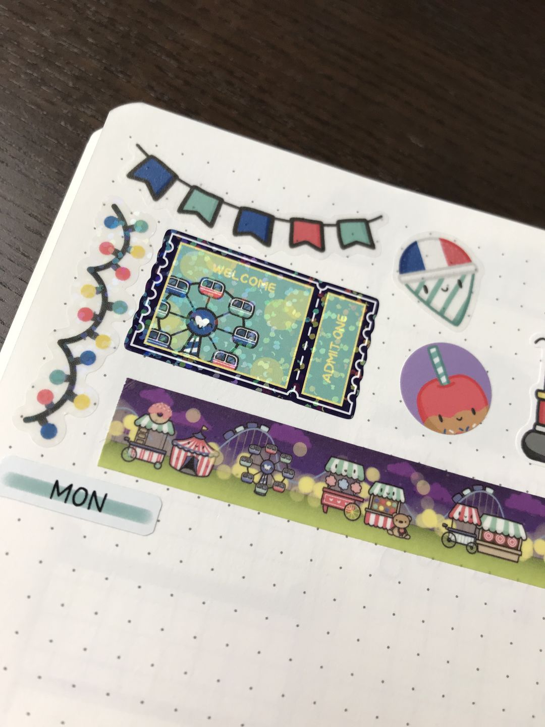 Customer photo review of Carnival Variety Sticker Pack