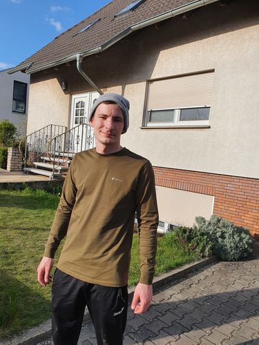 Customer photo review of One Way Unisex Longsleeve Shirt