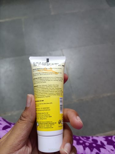 Customer photo review of Shadow Sunscreen SPF 30+ Gel - Sunscreen for Oily Skin - Acne Prone
