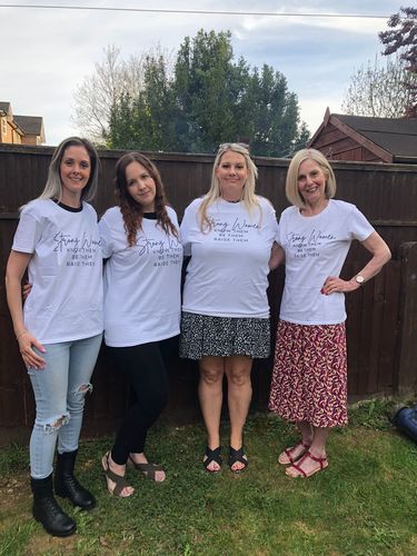 Customer photo review of Women May We Know Them T-Shirt