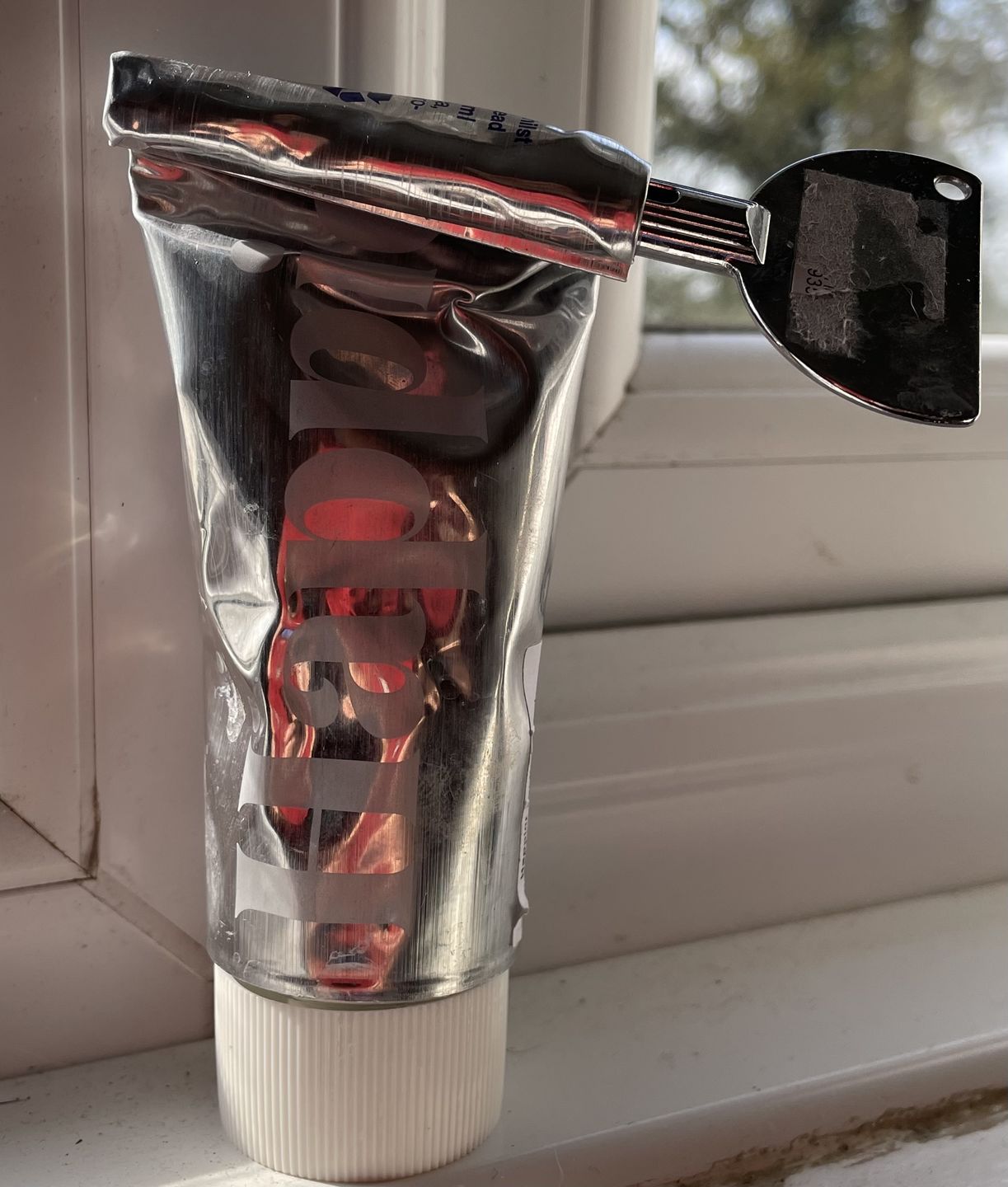 Customer photo review of 4 Pack Happier Toothpaste