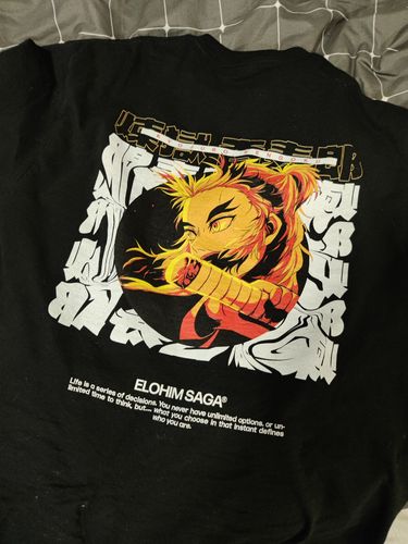 Customer photo review of Rengoku Kyojuro - Graphic Tee