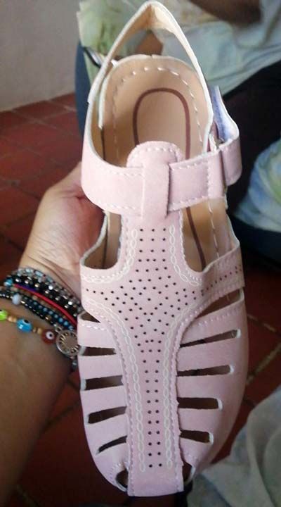 Customer photo review of Sandales de Marche Orthopédiques de Maintien du Pied - Travail Casual