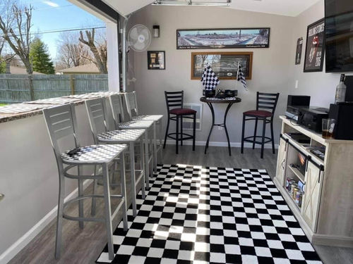 Customer photo review of Checkered Rug,Checkers Rugs
