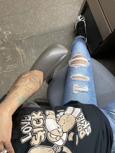 Customer photo review of Love Sick Unisex Shirt Match Steve Madden Maxima Blush Multi Beige