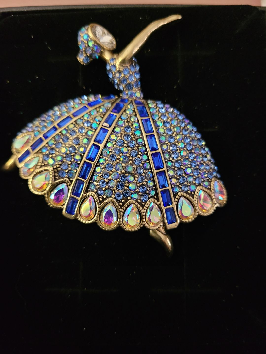 Customer photo review of HEIDI DAUS®"Dreams Come True" Crystal Ballerina Pin
