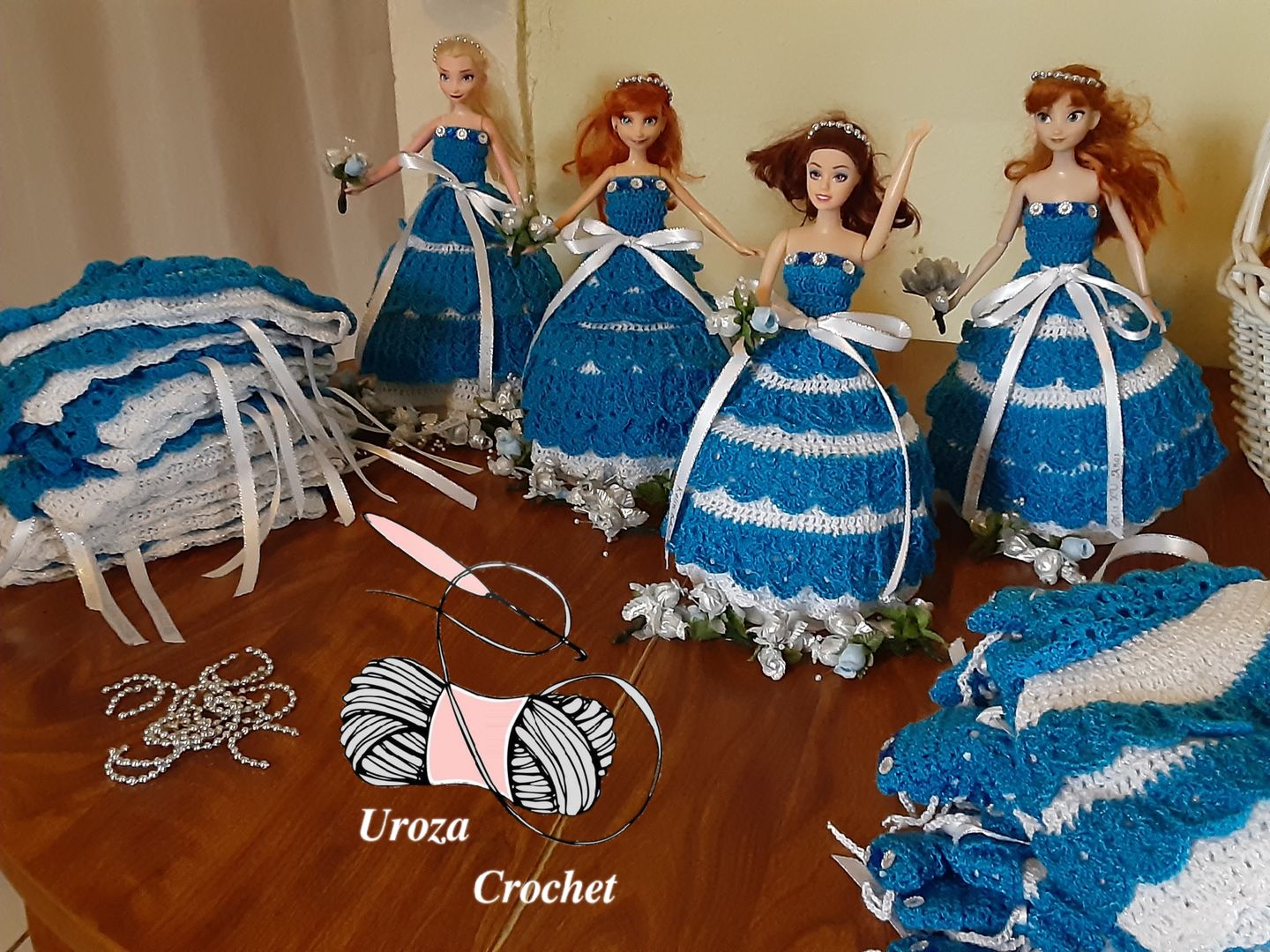 Customer photo review of CRYSTAL Metallic [100grs] -  La Pantera Rosa | Fine Mexican Crochet Thread Yarn for Clothing and Crafts