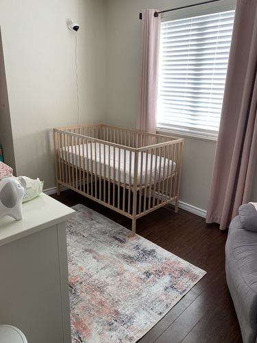 Customer photo review of Abstract Celine Blush Rug