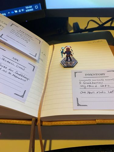 Customer photo review of Dungeon Sticky Notes - Variety Pack