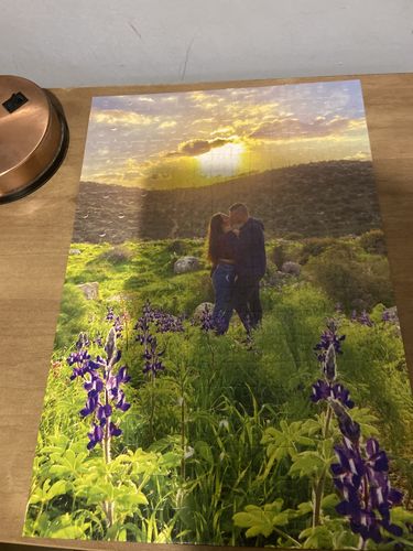 Customer photo review of פאזל בהתאמה אישית