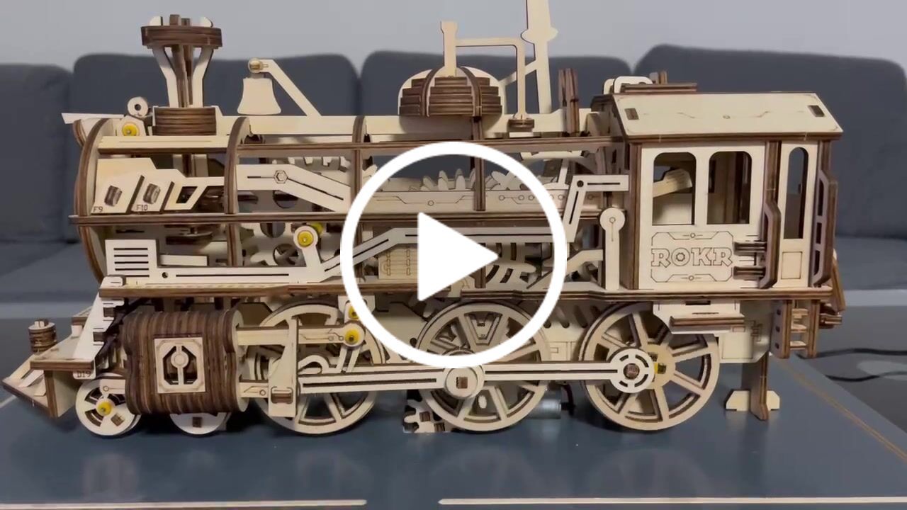 Customer video review of Puzzle 3D bois | Locomotive Mécanique