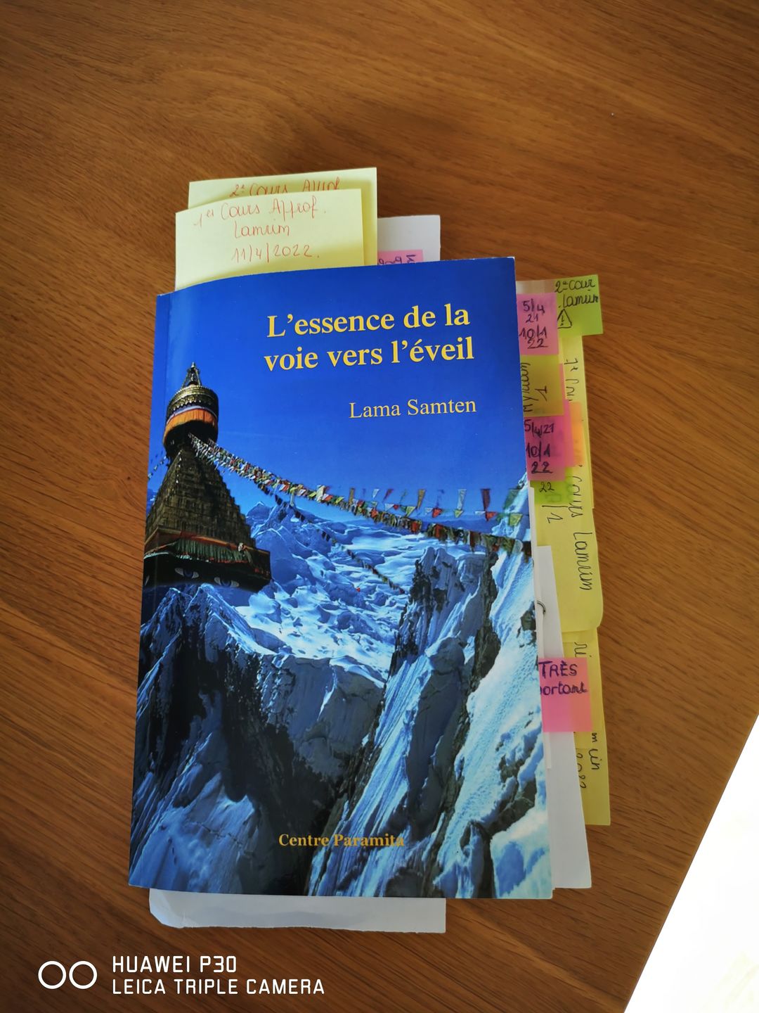 Customer photo review of LIVRE | Lamrim, L'Essence de la Voie vers l'Eveil de Lama Samten
