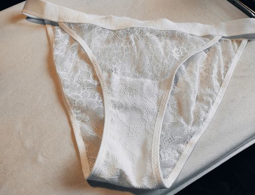 Customer photo review of "White Lace 2" - Дантелени прашки / бикини