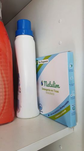Customer photo review of Eco-Tiras de Detergente 40 lavados Natulim