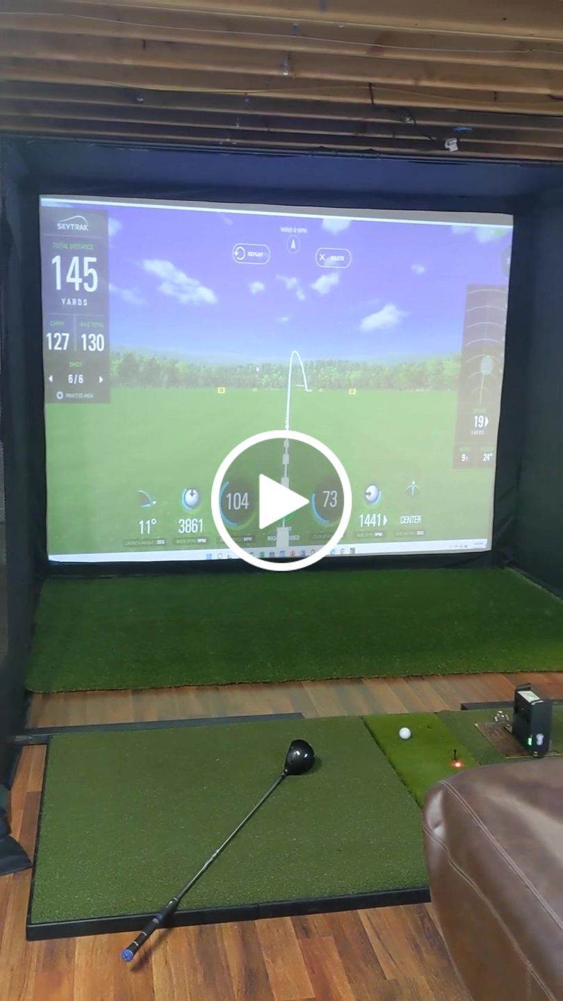 Customer video review of SkyTrak PerfectBay™ Golf Simulator Package