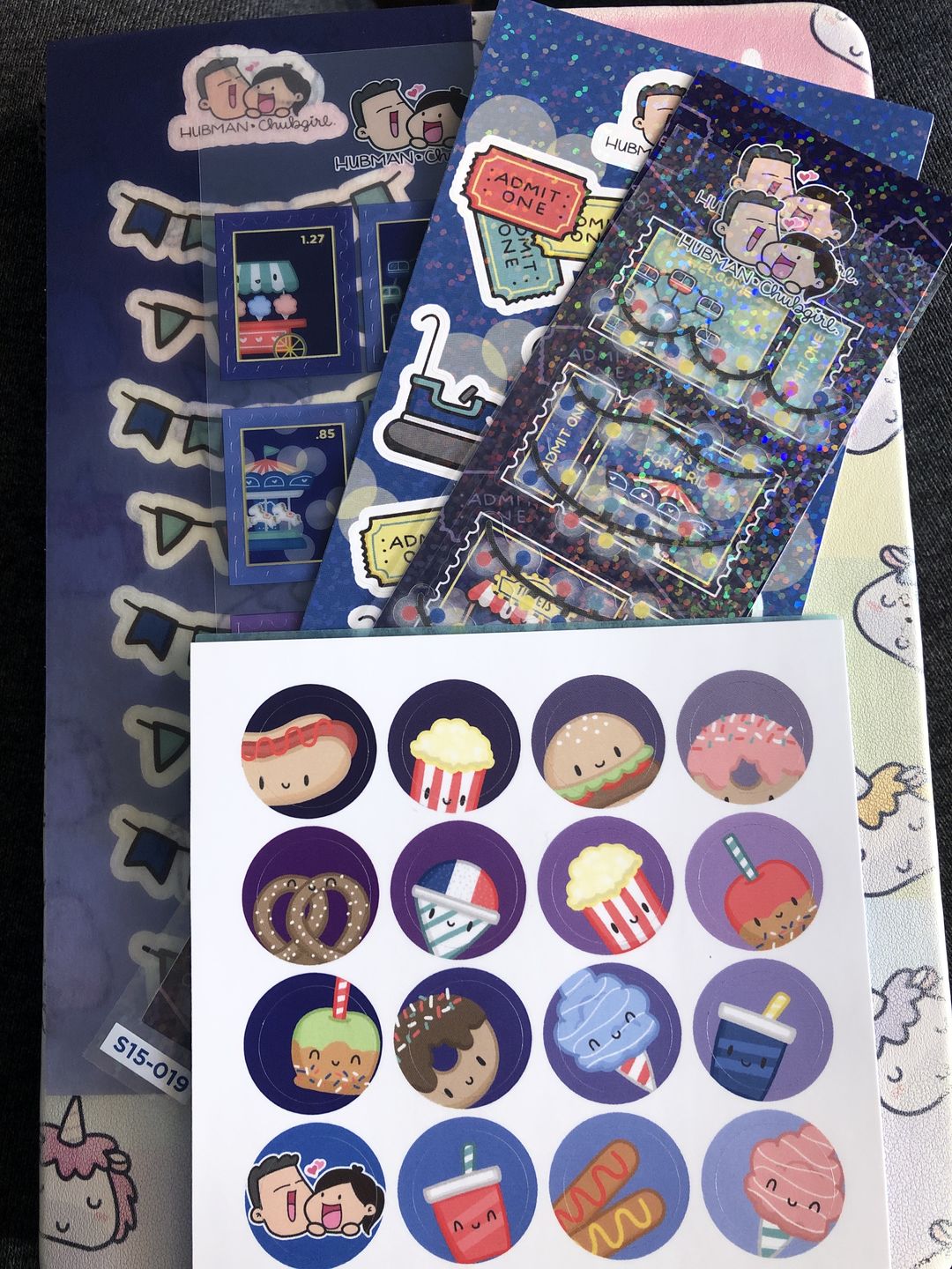 Customer photo review of Carnival Variety Sticker Pack