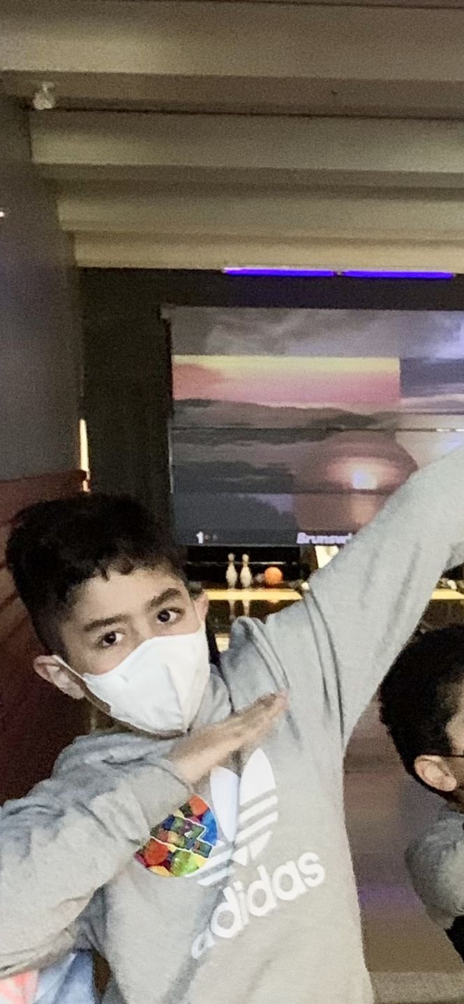 Customer photo review of Kids KN95 Protective Respirator Face Mask Individually Sealed by PPE Supply (20PCS) (Black/White)