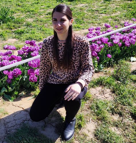 Customer photo review of Felpa logo maculata