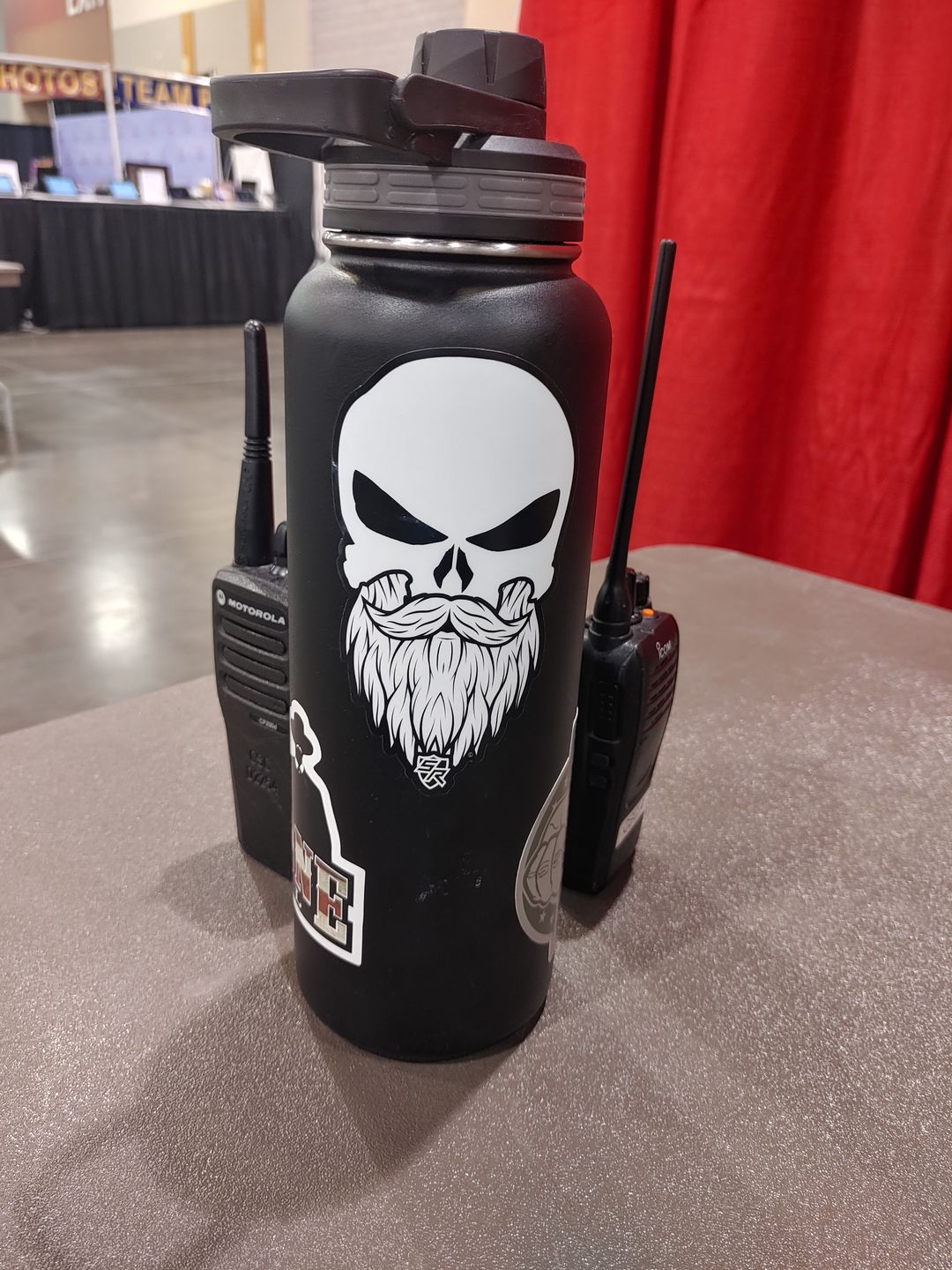 Customer photo review of Bearded Punisher Decal