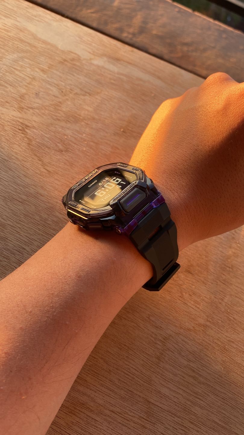 Customer photo review of Reloj Casio G-Shock G-SQUAD GBD-200SM-1A6DR Bluetooth
