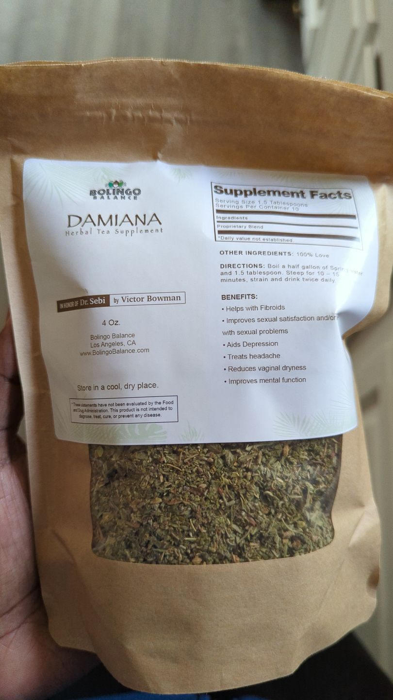 Customer photo review of Damiana