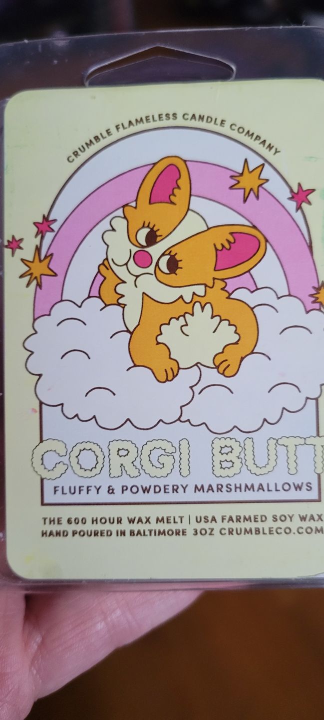 Customer photo review of Corgi Butt Wax Melts