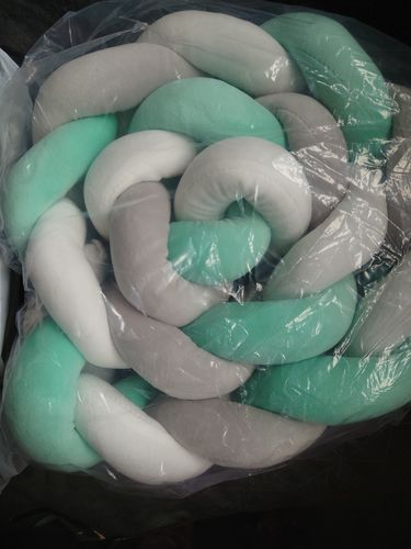 Customer photo review of Knotted Cot Bed Bumper