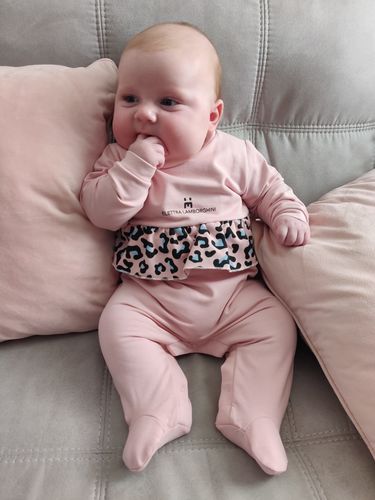 Customer photo review of Tutina Bianca banda rosa