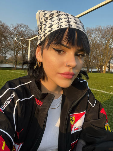 Customer photo review of Floss hoops