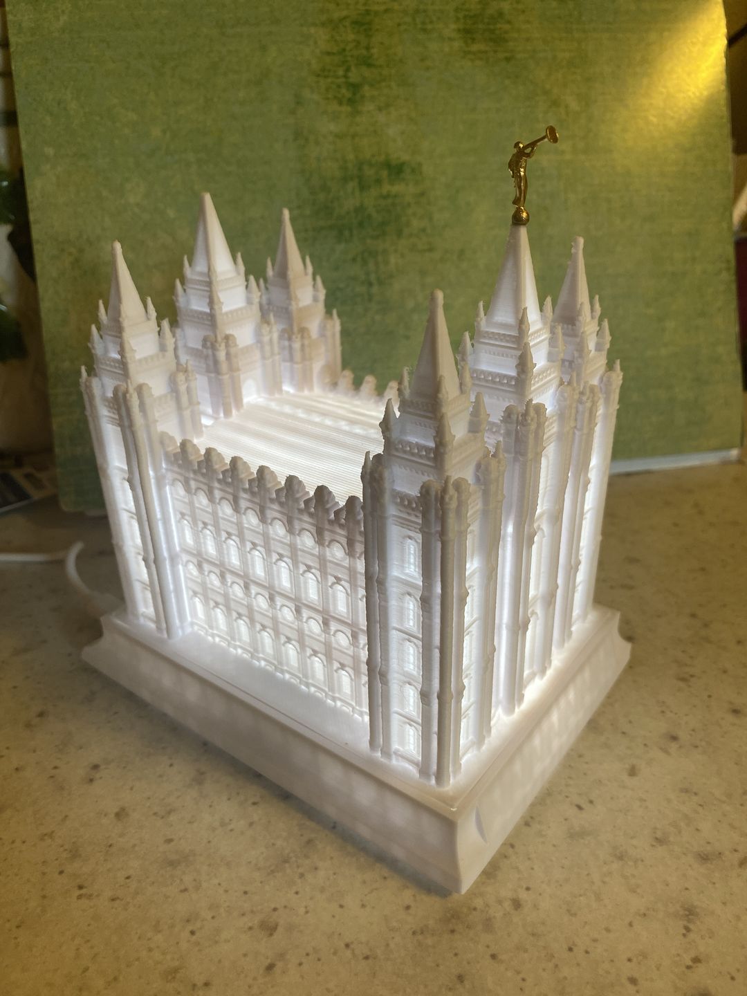 Customer photo review of Salt Lake Temple Music Light