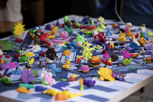 Customer photo review of Super Light Air Dry Clay -GREAT non tech activity!