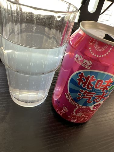 Customer photo review of Soda goût Pêche