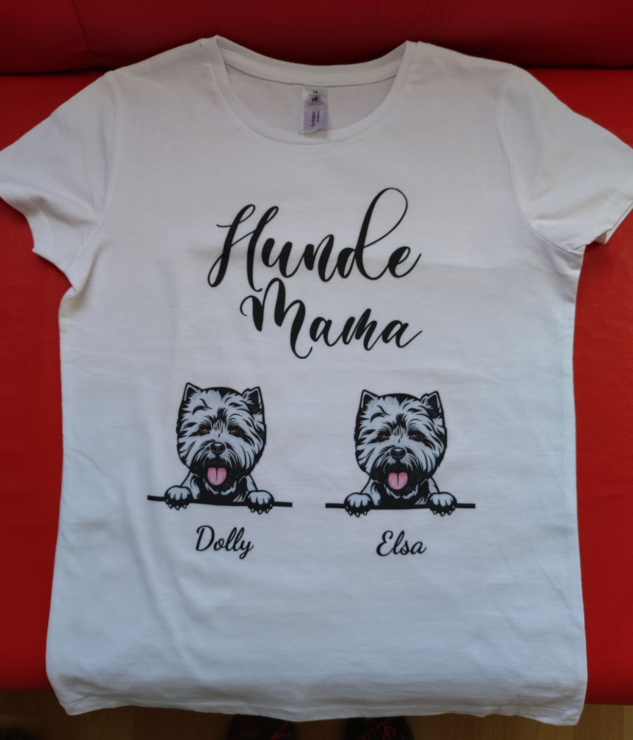 Customer photo review of Haustiereltern - Individuelles T-Shirt