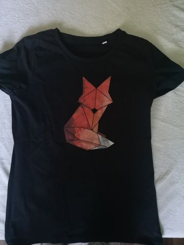 Customer photo review of Origami Fuchs - Bio Damen Shirt