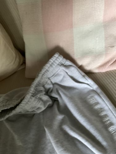 Customer photo review of Womens Track Pants White Marle