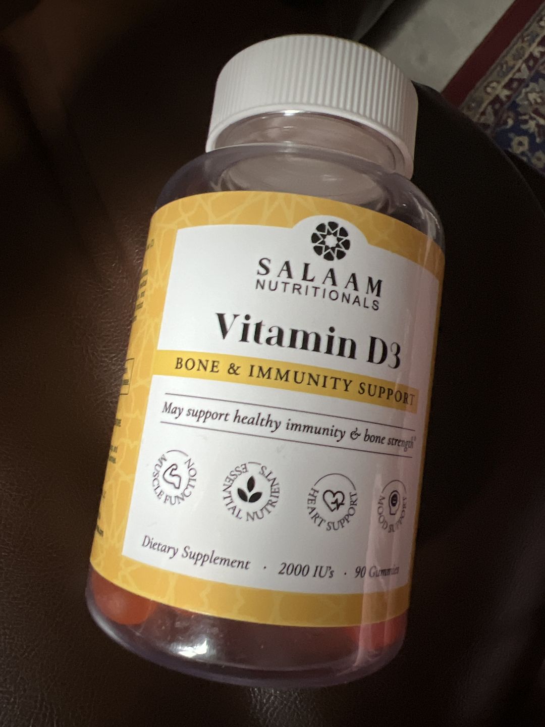 Customer photo review of Vitamin D3 Gummy Vitamins (90 count)