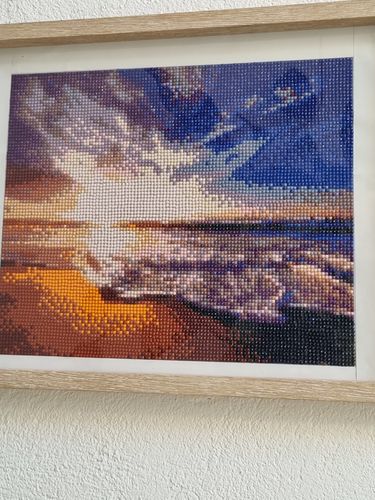 Customer photo review of 5D Diamond Painting Sonnenuntergang am Meer