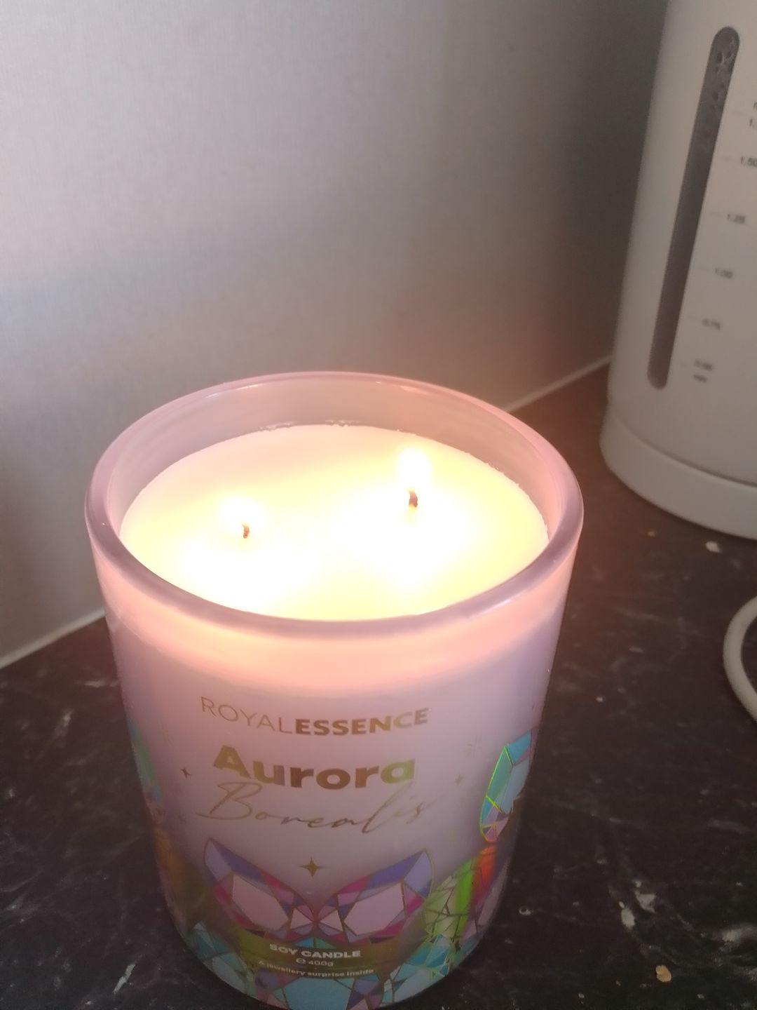 Customer photo review of Aurora Borealis (Candle)