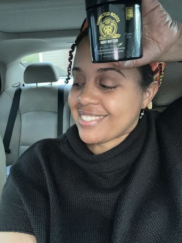 Customer photo review of Respected Roots Body Butter (Original Scent 8oz)