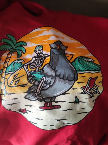 Customer photo review of Hoodie Palomo Reflex Negra