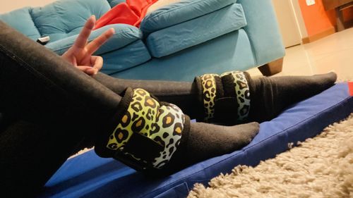 Customer photo review of Tobilleras con Peso Print Happy Ankle Weight