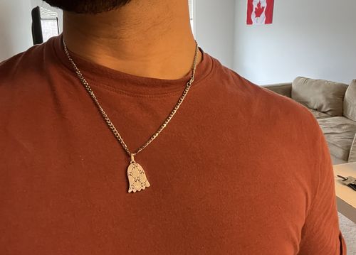 Customer photo review of f+s 3mm necklace