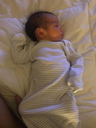 Customer photo review of One-Piece Split-Leg Sleep Sacks For Toddlers