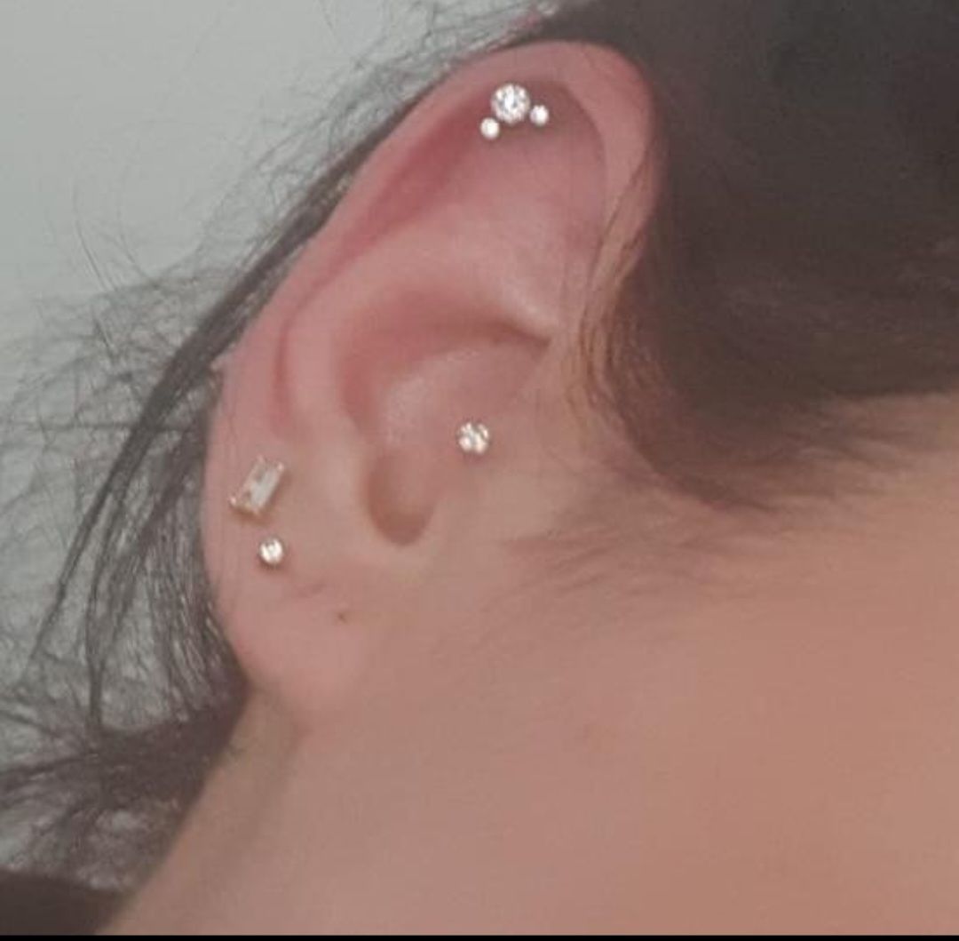 Customer photo review of Little Mouse Piercing | Titan