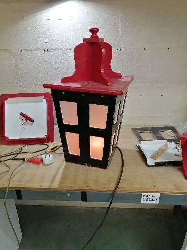 Customer photo review of Flame Effect DC 12 Volt LED Fire Light Bulb Flaming Flicker E26 E27 Lamp