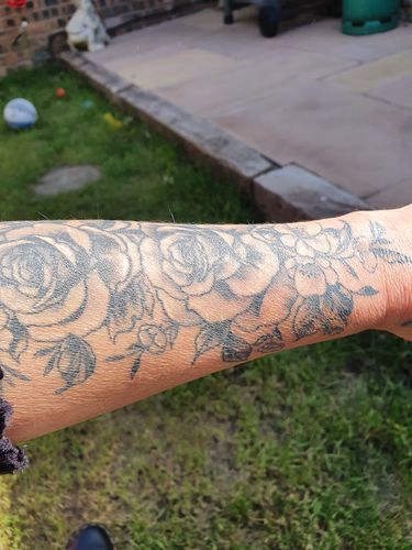 Customer photo review of Signature Tattoo Numbing Cream