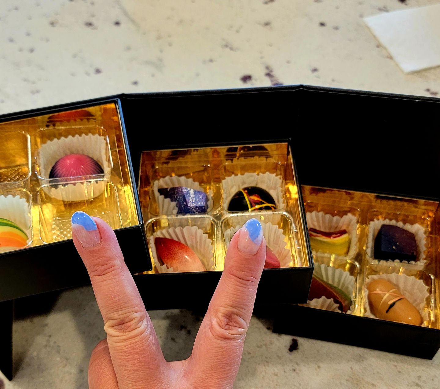 Customer photo review of Three Tier Dozen, Signature Collection