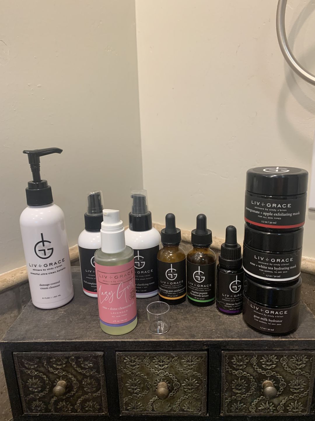 Customer photo review of LAZY GURL, One + Done Cleansing Oil